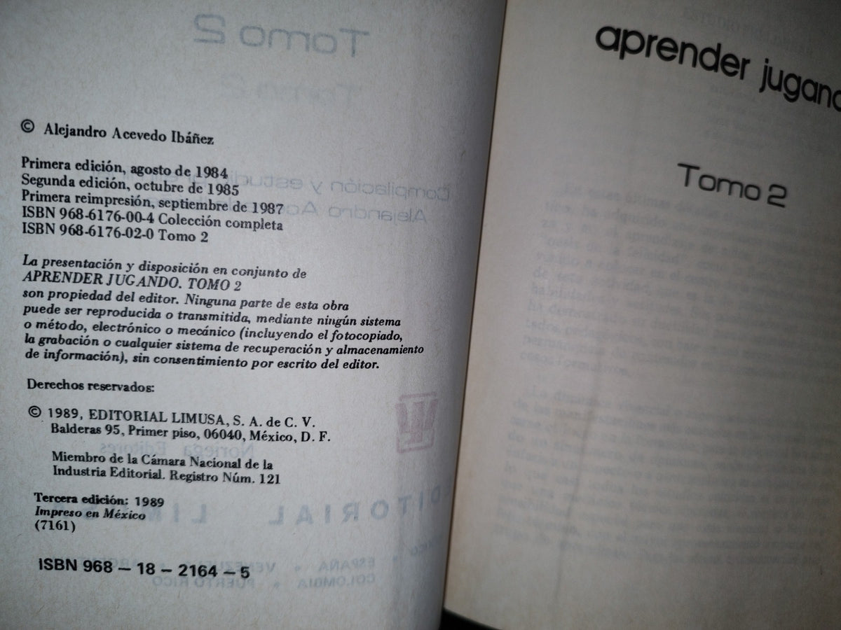 66- Aprender Jugando. Tomo 2. 60 Dinámicas Vivenciales - Alejandro Acevedo Ibáñez