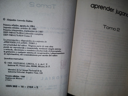 66- Aprender Jugando. Tomo 2. 60 Dinámicas Vivenciales - Alejandro Acevedo Ibáñez