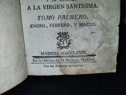 59- Pensamientos O Reflexiones Christianas Para Todos Los Días Del Año, T. I Francisco Nepueu - 1779