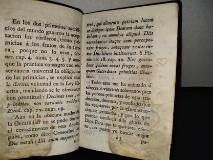 59- Pensamientos O Reflexiones Christianas Para Todos Los Días Del Año, T. I Francisco Nepueu - 1779