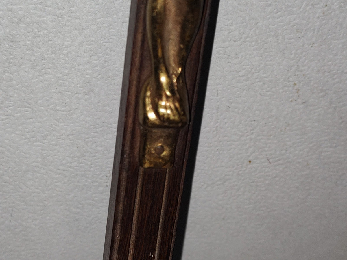 A3- Antiguo Crucifijo Grande De Bronce - 60'S - 70'S