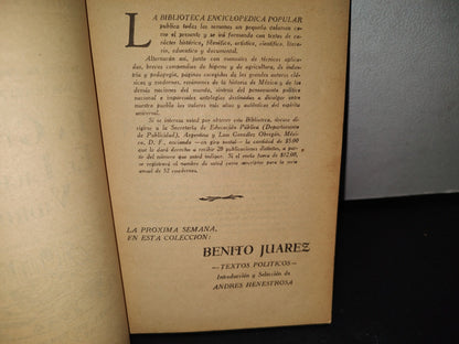 23- Biblioteca Enciclopédica Popular. Miguel De Cervantes Saavedra, La Gitanilla - 1944