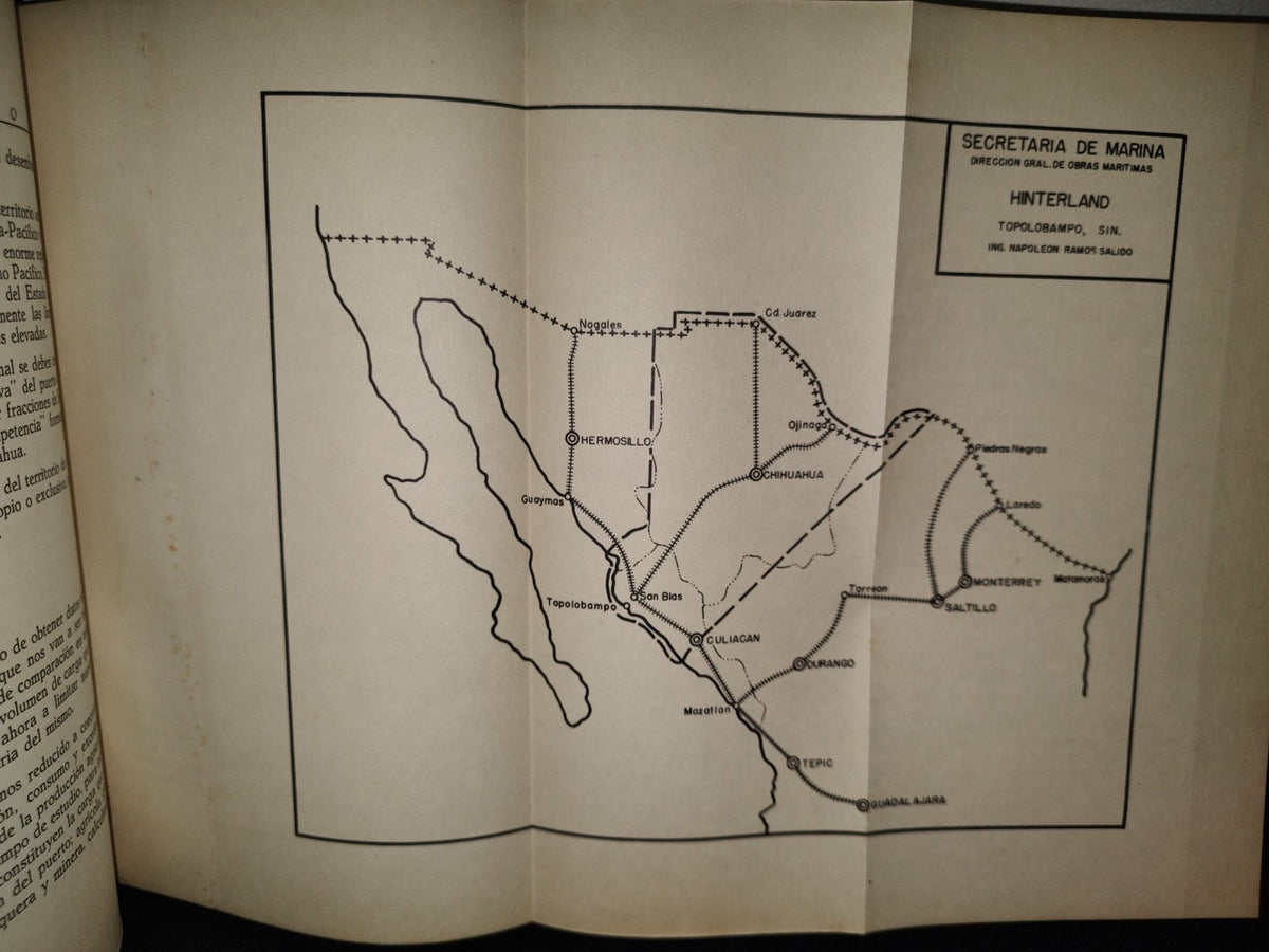 118- Planeación Del Puerto De Topolobampo - Napoleón Ramos Salido. Secretaría De Marina, Dirección General De Obras Marítimas. México, D. F., 1954