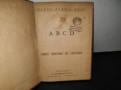 66- Abcd Libro Tercero De Lectura - Ramón García Ruiz - 50'S - 60'S
