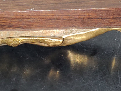 A3- Antiguo Crucifijo Grande De Bronce - 60'S - 70'S