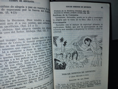60- Misal Diario Castellano Devocionario Y Ritual - Eloino Nacar Fuster, Alberto Colunga - 1965