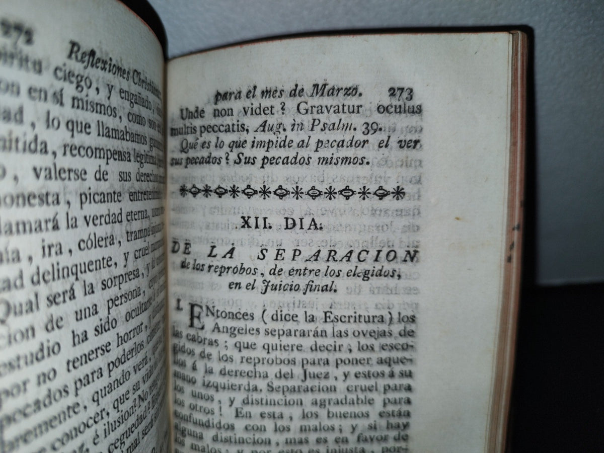 59- Pensamientos O Reflexiones Christianas Para Todos Los Días Del Año, T. I Francisco Nepueu - 1779