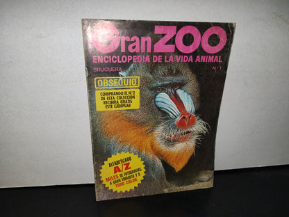 64- Gran Zoo. Enciclopedia De La Vida Animal - Bruguera - No. 1 - 1A. Edición: Febrero De 1974