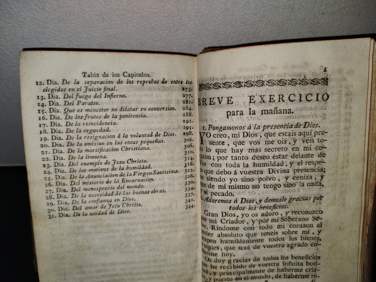 59- Pensamientos O Reflexiones Christianas Para Todos Los Días Del Año, T. I Francisco Nepueu - 1779