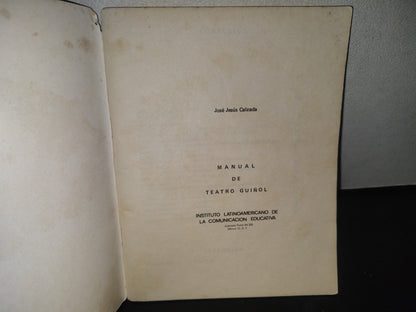 188- Manual Para La Elaboración De Teatro Guiñol - José Jesús Calzada