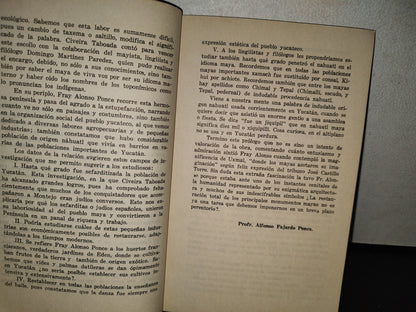 124- Yucatán Visto Por Fray Alonso Ponce - Miguel Civeira Taboada - Mérida, 1977