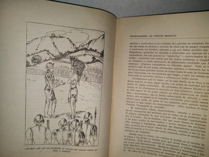 92- Guadalaxara. Ciudad Errante. Novela Histórica - Manuel J. Aguirre - México, Primera Edición, 1951