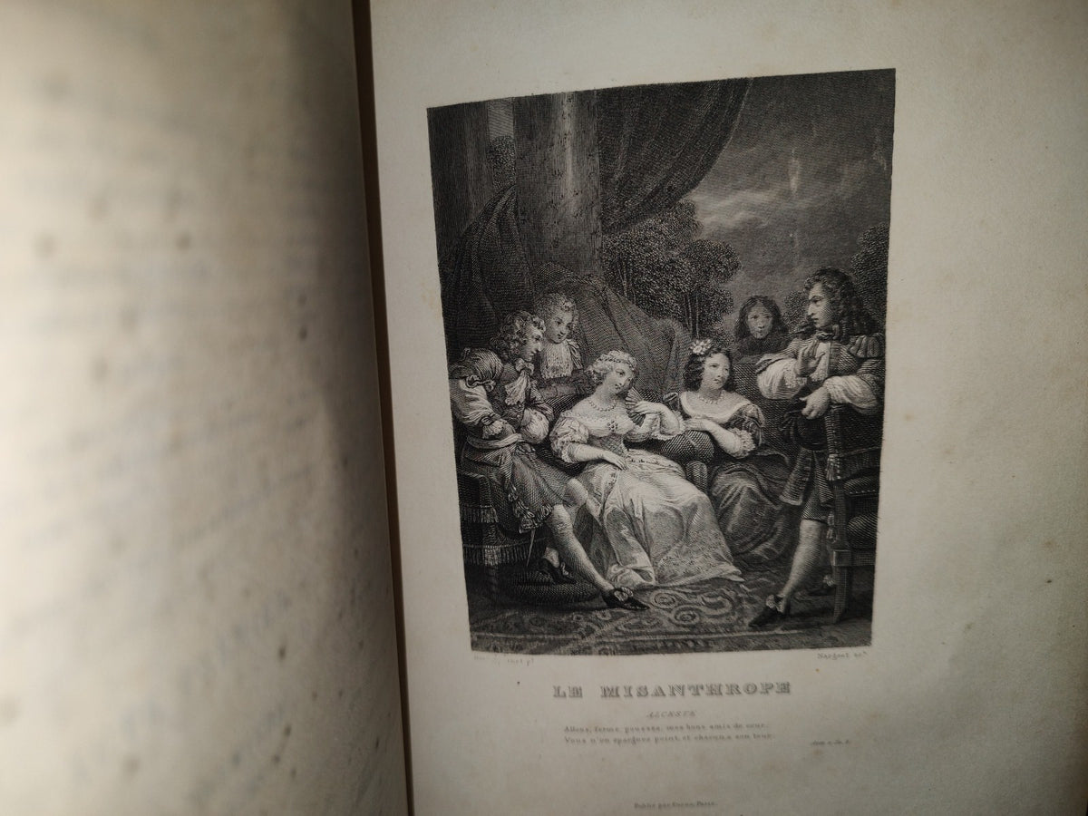 59- Obras Completas De Molière: ŒUvres Complètes De Molière. Par Auger. - Paris, Furne Et Cie. Libraires Éditeurs - 1851