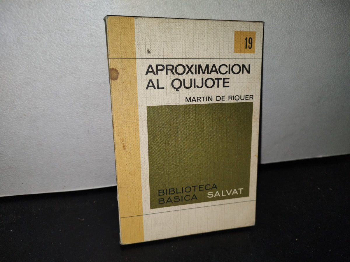 66- Aproximación Al Quijote - Martín De Riquer