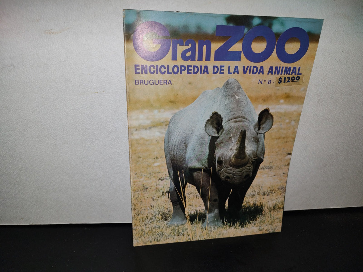 64- Gran Zoo. Enciclopedia De La Vida Animal - Bruguera - No. 8 - 1A. Edición: Febrero De 1974