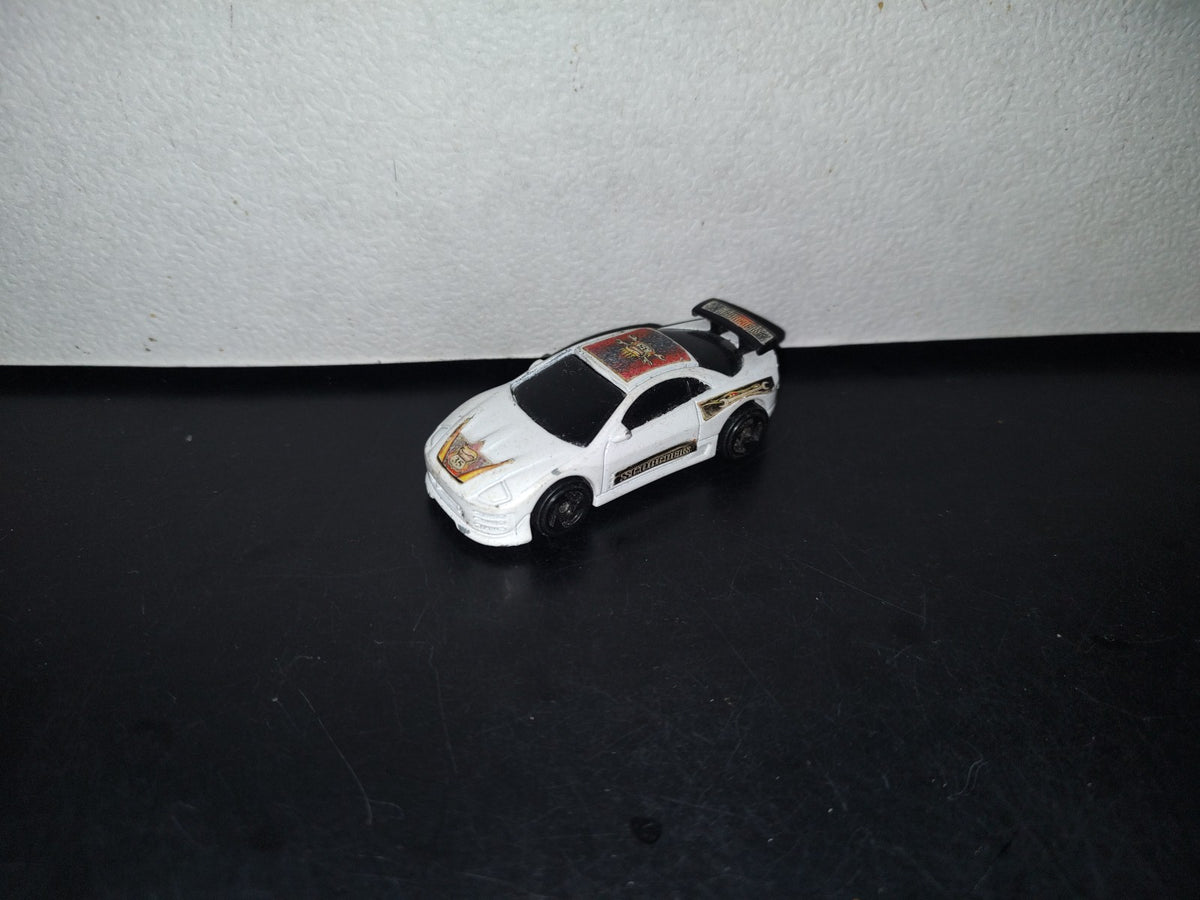 A3- Coche A Escala. Mcdonald'S. Hot Wheels. Mitsubishi Scorchers Blanco - 2002 Mattel Inc.