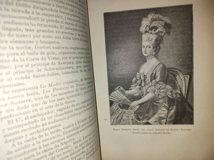 212- María Antonieta (Su Vida Íntima) - Juan B. Enseñat - Barcelona. Montaner Y Simón, Editores, 1908