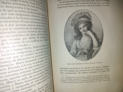 212- María Antonieta (Su Vida Íntima) - Juan B. Enseñat - Barcelona. Montaner Y Simón, Editores, 1908