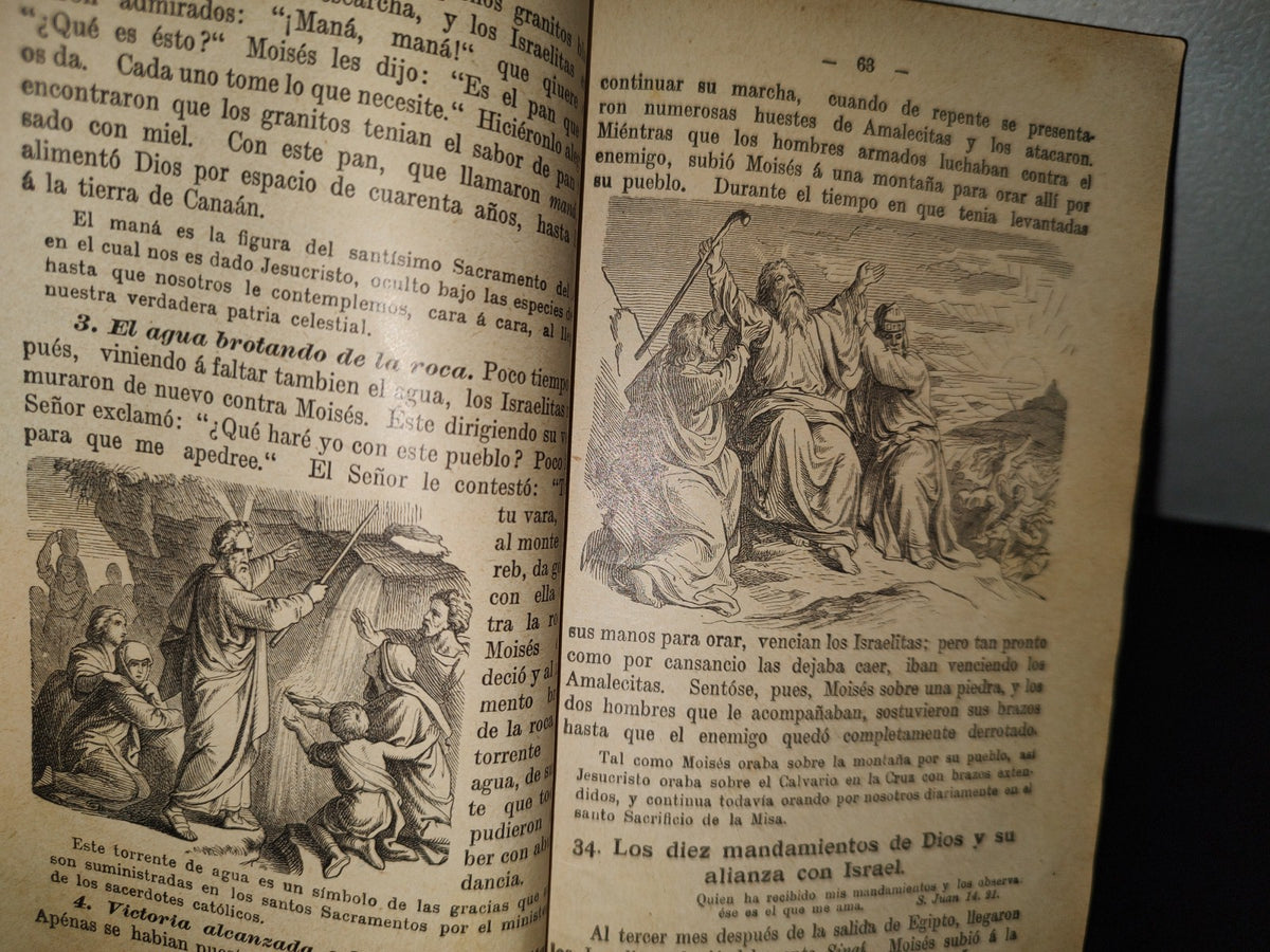 188- Compendio De La Historia Bíblica O Narraciones Del Antiguo Y Nuevo Testamento - 1933