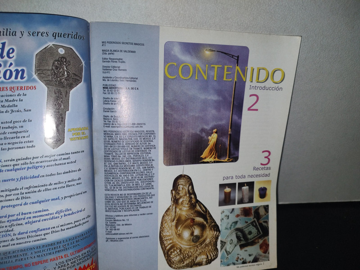 132- Revista Mis Poderes Mágicos. Magia Blanca De Valdemar - No. 11, Mayo 2002