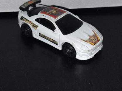A3- Coche A Escala. Mcdonald'S. Hot Wheels. Mitsubishi Scorchers Blanco - 2002 Mattel Inc.