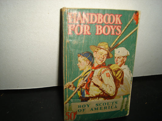 169- Antiguo Libro De Boy Scouts. Handbook For Boys. Boy Scouts Of America - 1945
