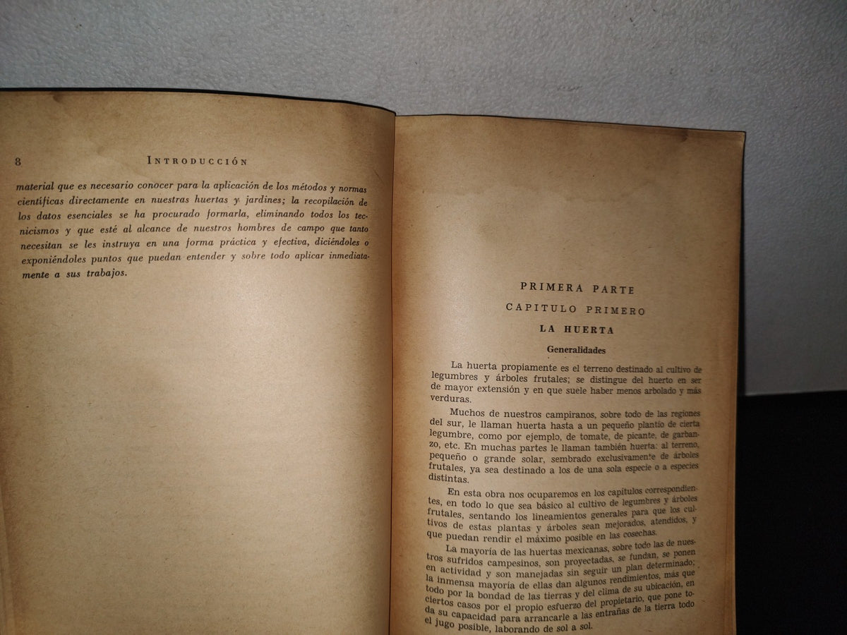 84- La Huerta Y El Jardín - Pablo Aragón Leiva. Biblioteca Del Maestro, Sep - 60'S - 70'S