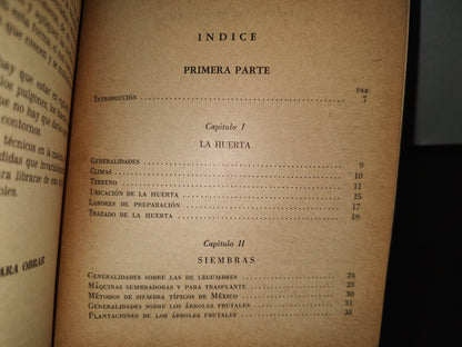 84- La Huerta Y El Jardín - Pablo Aragón Leiva. Biblioteca Del Maestro, Sep - 60'S - 70'S