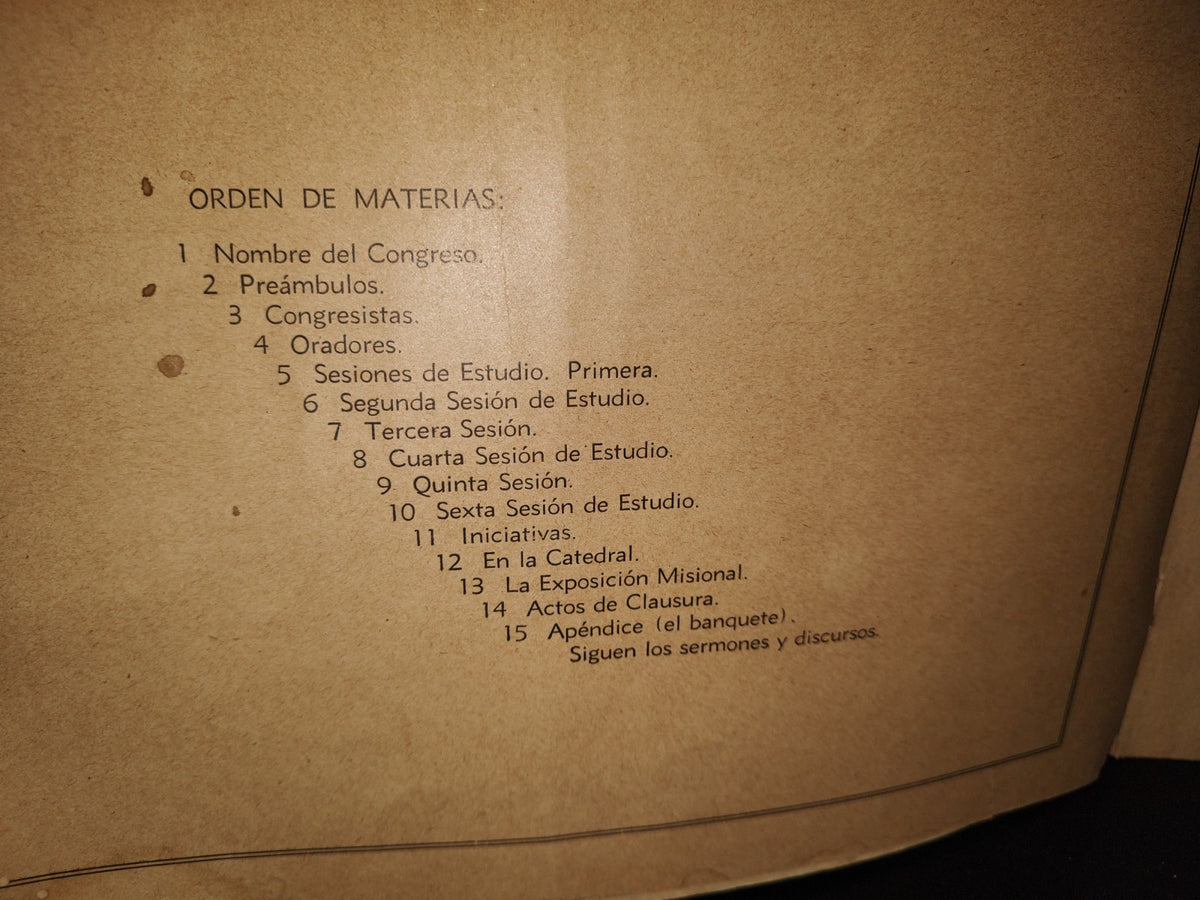 59- Primer Congreso Nacional De La Obra Pontificia De La Propagación De La Fe Álbum Guadalajara 1944
