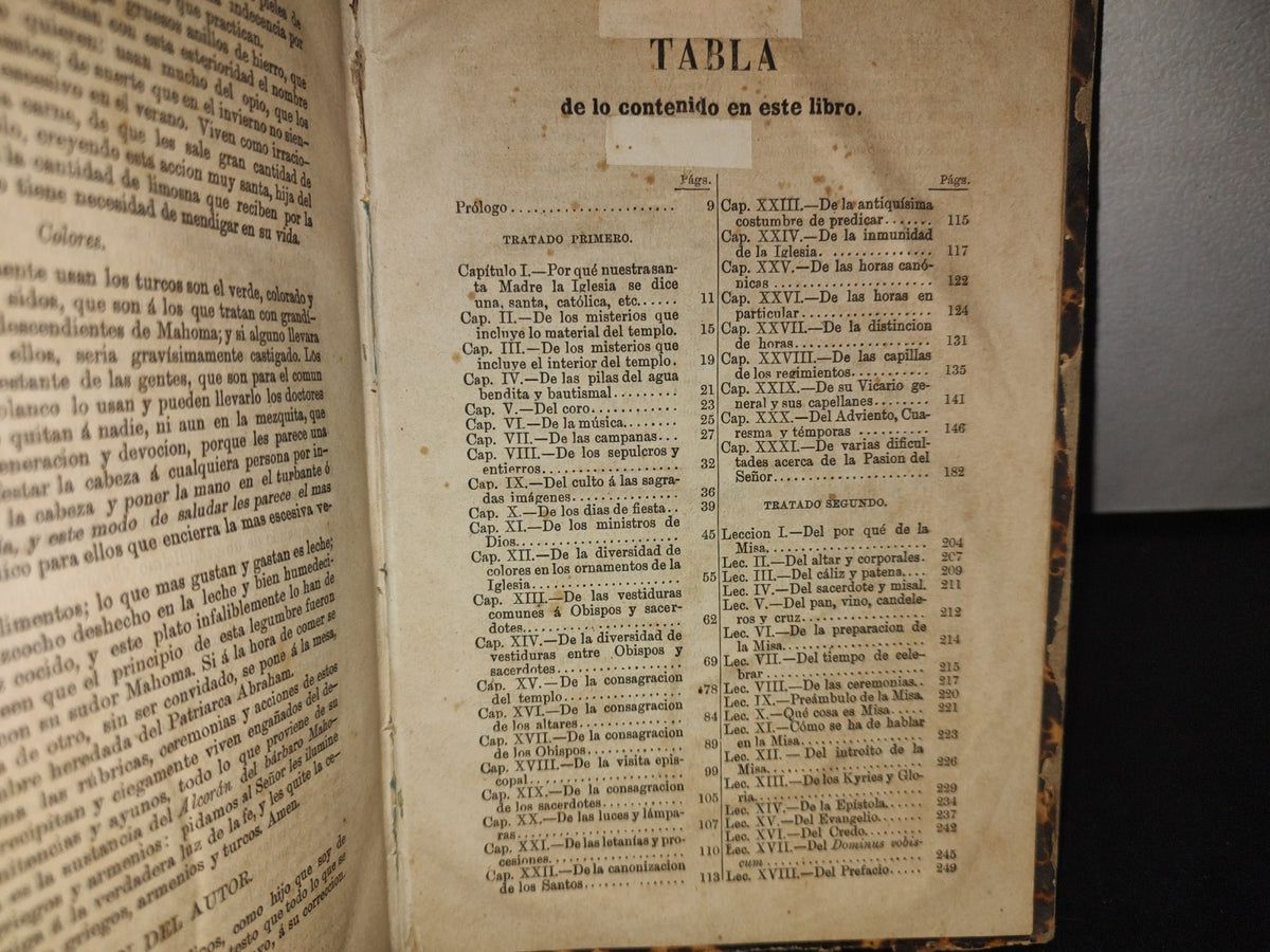 60- El Por Qué De Todas Las Ceremonias De La Iglesia Y Sus Misterios - Antonio Lobera Y Abio - 1867
