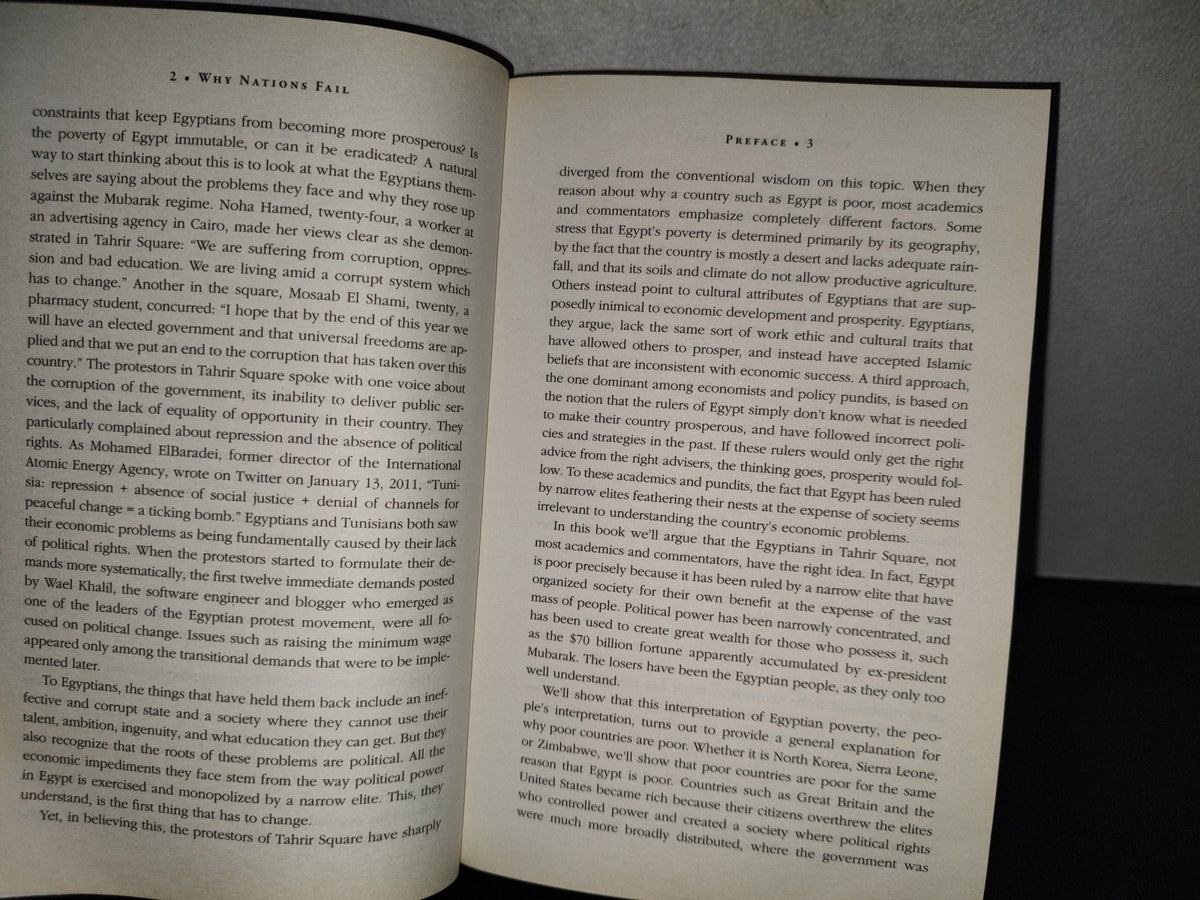 153- Why Nations Fail. The Origins Of Power, Prosperity And Poverty. Daron Acemoglu, James Robinson