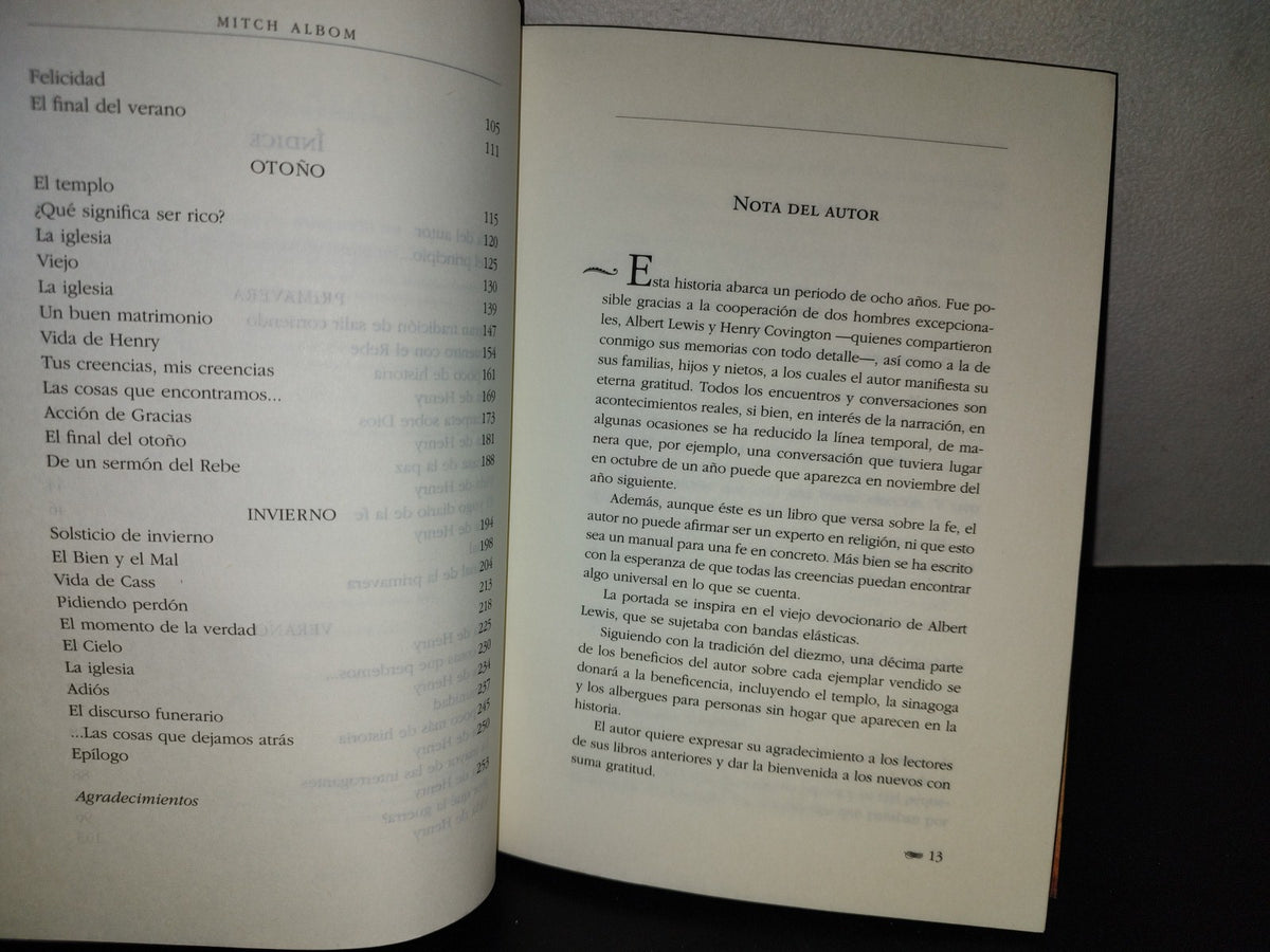 66- Ten Un Poco De Fe - Mitch Albom - Editorial Océano De México, S. A. De C. V. / Maeva - Primera Edición 2010