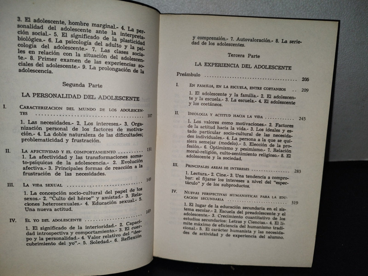 66- La Psicología Del Adolescente Y La Educación - Francesco De Bartolomeis. Roca Pedagogía