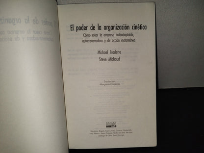 196- Organización Cinética. Cómo Crear La Empresa Autoadaptable... - Michael Fradette