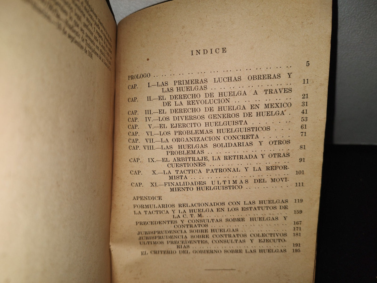 23- El Abc De Las Huelgas - Mario Pavón Flores - Editorial MASAS, 1937