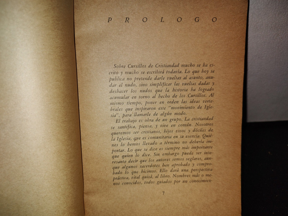 63- Cursillos De Cristiandad. Vertebración De Ideas - Eduardo Bonnin - Primera Edición 1962