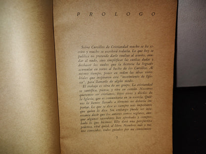 63- Cursillos De Cristiandad. Vertebración De Ideas - Eduardo Bonnin - Primera Edición 1962
