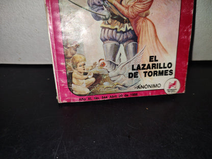 114- Novelas Inmortales.El Lazarillo De Tormes. Anónimo. Año Xi, No. 544, Abril 1988