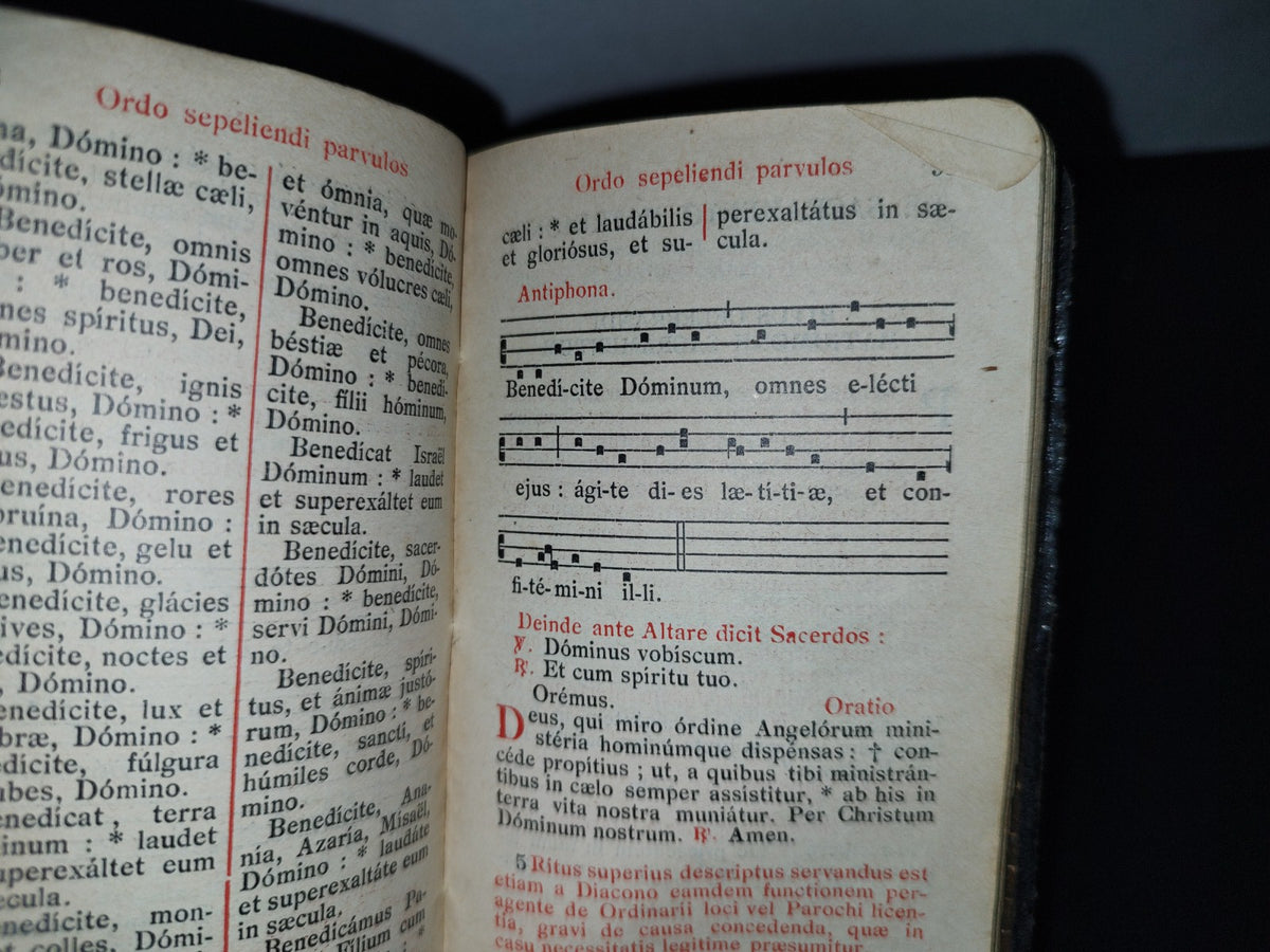 59- Latín. Extractum E Rituali Romano. Mechliniae, H. Dessain - 1926
