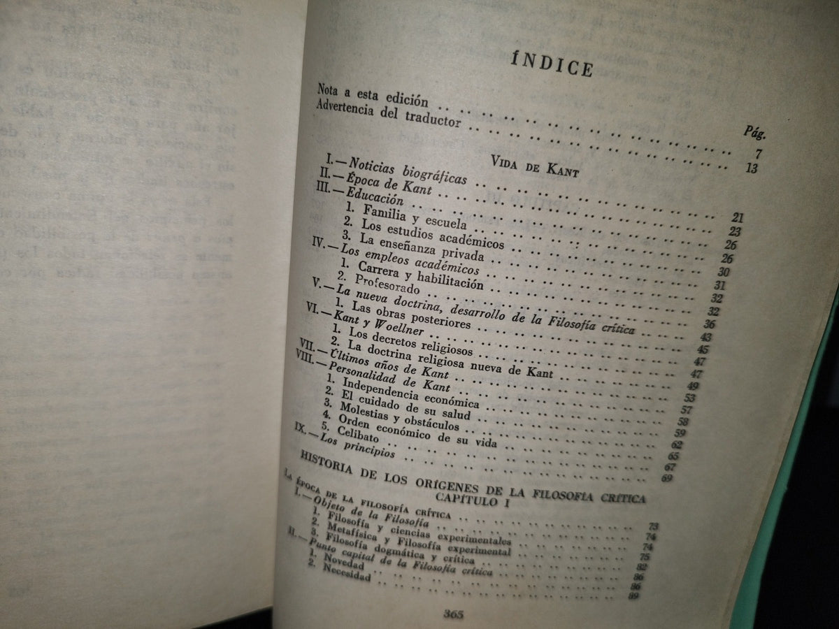 172- Crítica De La Razón Pura. Estética Trascendental Y Analítica Trascendental - Kant - 1970
