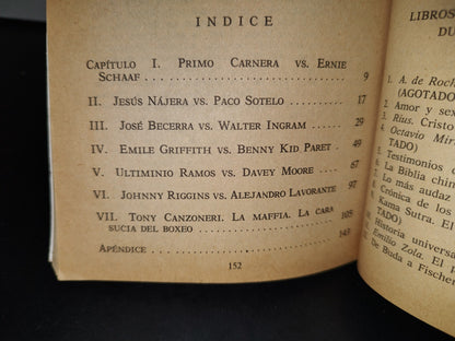 65- Muerte En El Ring. Los Más Famosos Homicidios Boxísticos - Fernando Medina Ruiz 1A. Ed. 1975