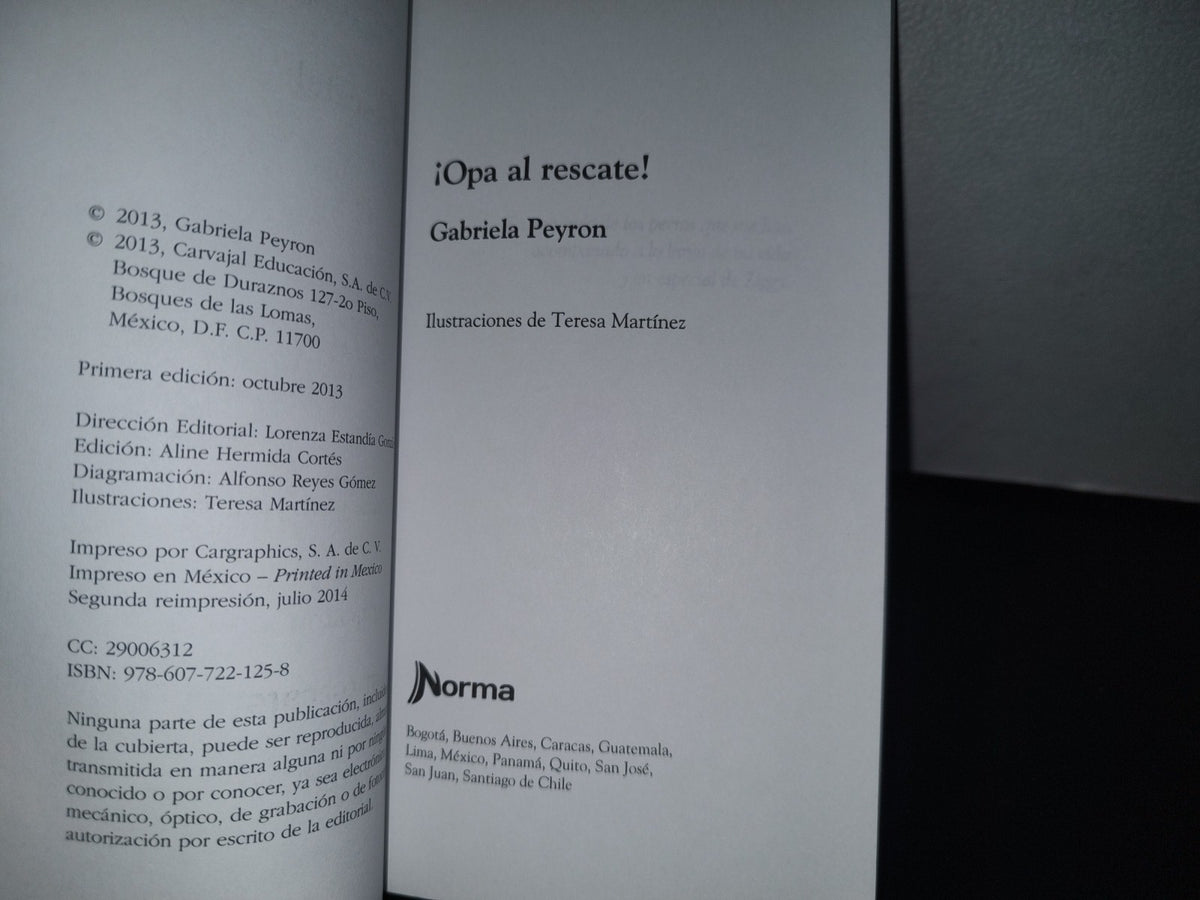 93- ¡Opa Al Rescate! - Gabriela Peyron - 2014
