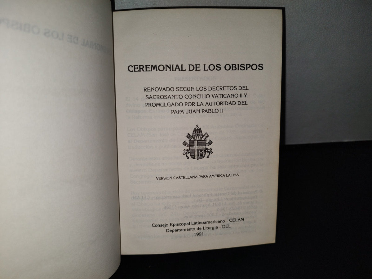 66- Ceremonial De Los Obispos - Consejo Episcopal Latinoamericano - 1991