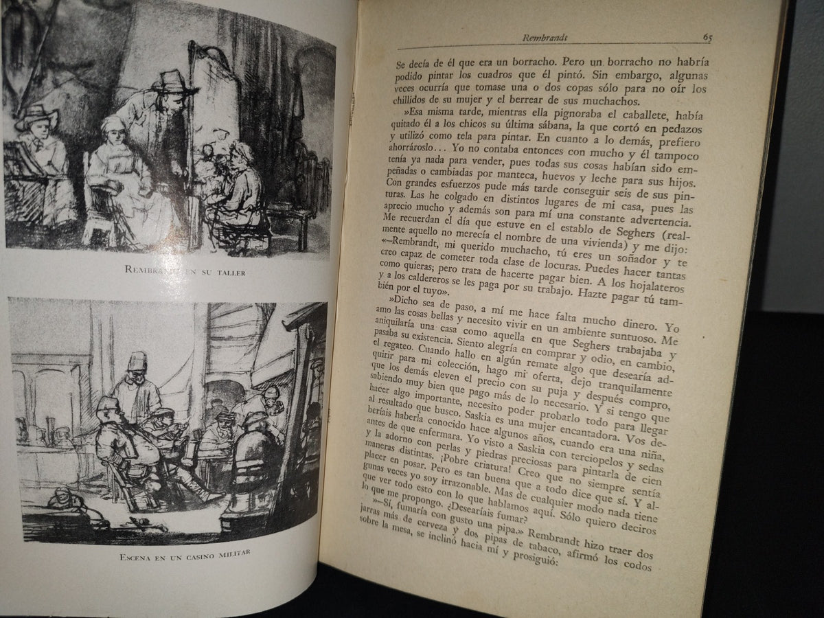 75- Rembrandt - Jan Van Loon - Espasa-Calpe Argentina, S. A.  Buenos Aires, 1946
