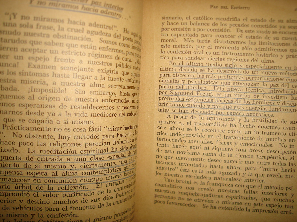 171- Paz Del Espíritu - Joshua Loth Liebman - Editorial Estrella, México, D. F., 1949