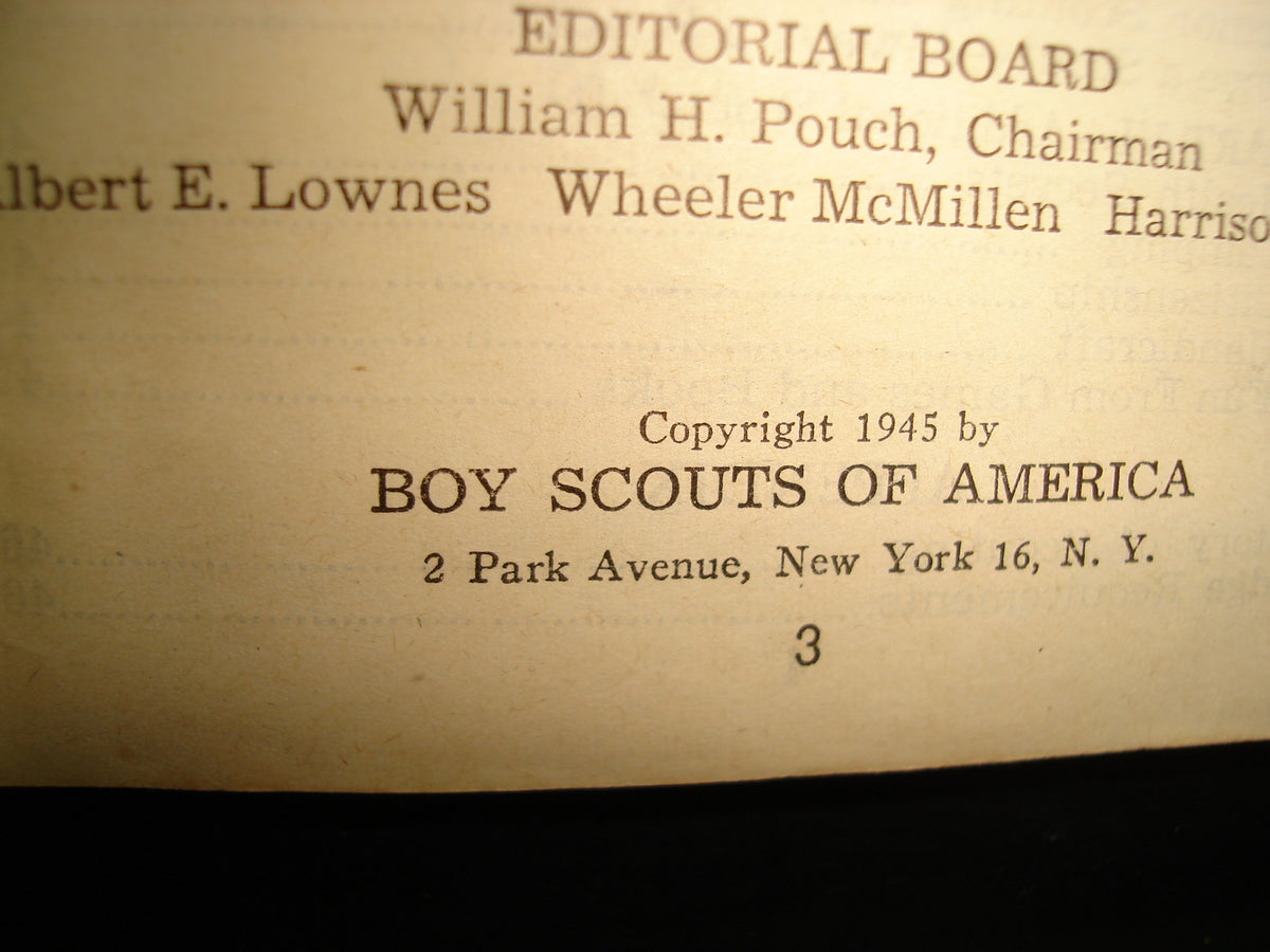 169- Antiguo Libro De Boy Scouts. Handbook For Boys. Boy Scouts Of America - 1945