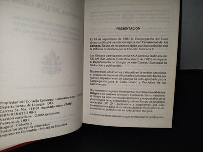 66- Ceremonial De Los Obispos - Consejo Episcopal Latinoamericano - 1991