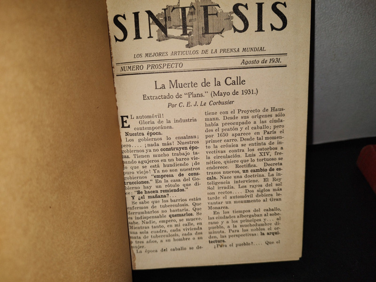 63- Síntesis. Los Mejores Artículos De La Prensa Mundial. Varios Números En 2 Volúmenes - 1931