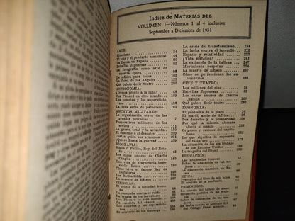 63- Síntesis. Los Mejores Artículos De La Prensa Mundial. Varios Números En 2 Volúmenes - 1931