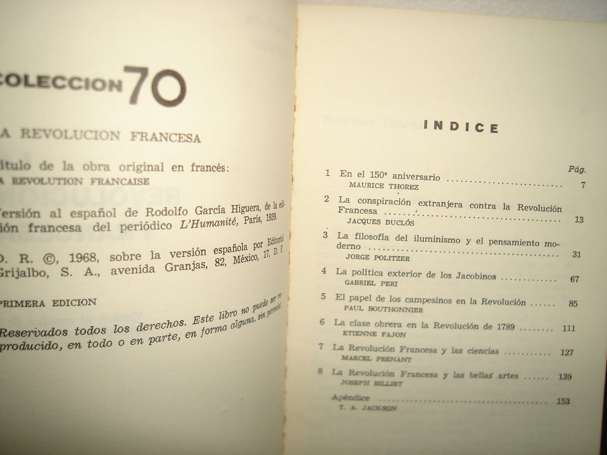 4- La Revolución Francesa - Thorez-Duclos, Peri-Politzer